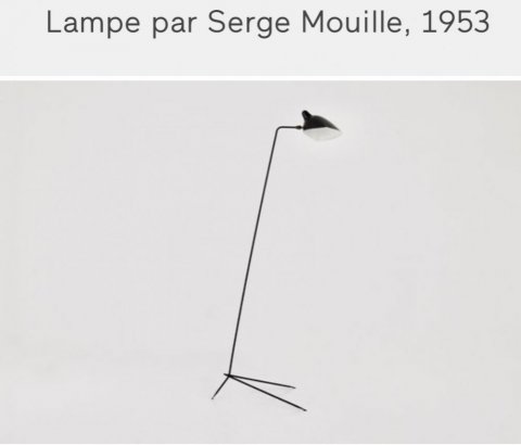 Rachat de luminaire design Serge Mouille à Biarritz